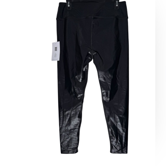 Noli Liquid Legging Black Gloss Womens Size Extra Large Activewear Yoga NWT - Picture 1 of 10